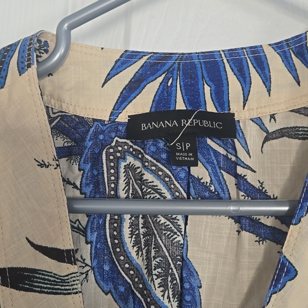 Banana Republic Stampa Mini Dress Sz S - Picture 7 of 11